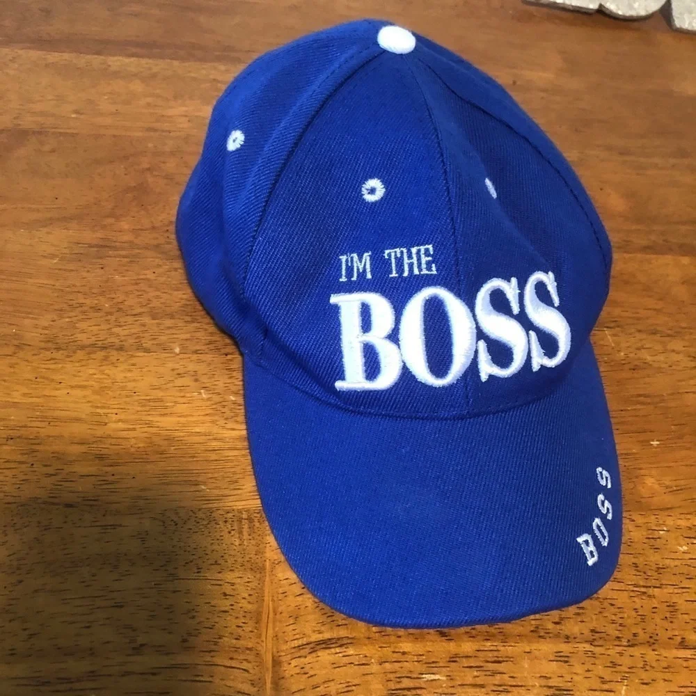 ‘I’m the Boss’ baseball hat, blue